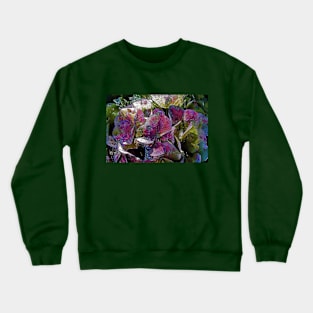 Colorful Hydrangea Ornament Crewneck Sweatshirt